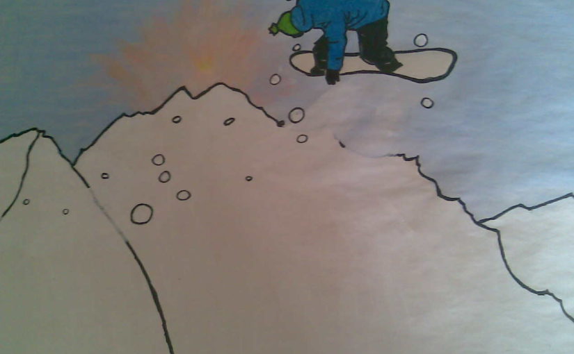 Old dessin Snowboard :)